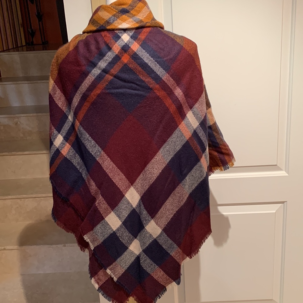 Mixit. One Size Shawl/ Wrap With Toggle Closure I… - image 4